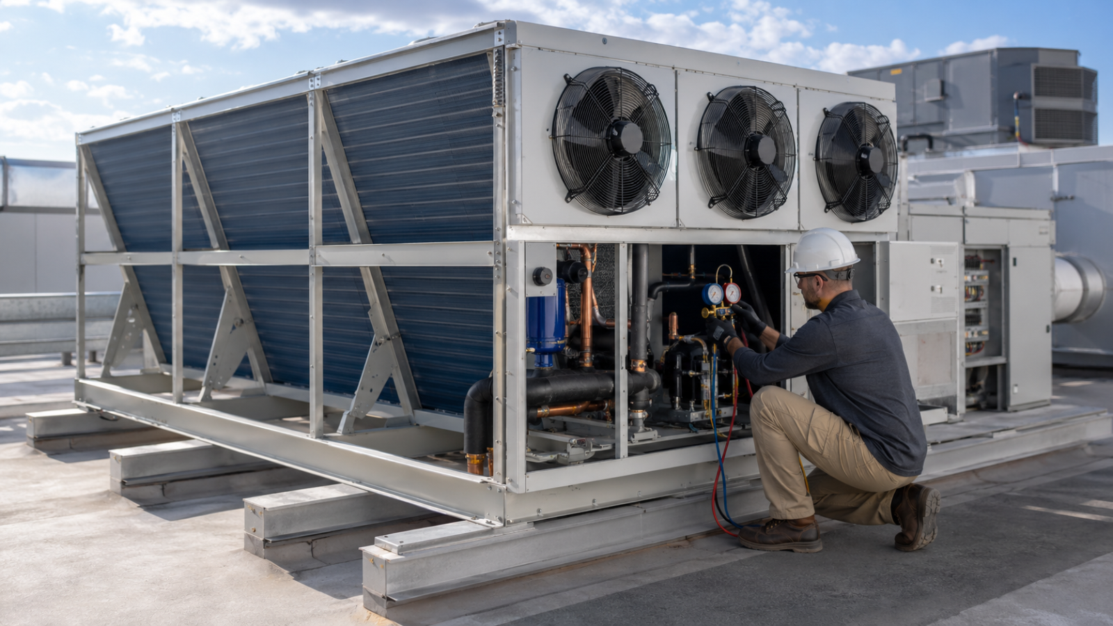 چیلر هواخنک جدید برای ساختمانهای تجاری؛ نگاهی به سری SUMMIT AIR و آینده HVAC کممصرف